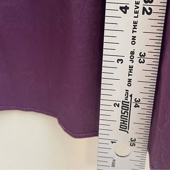 Pomander Place Tuckernuck Plum Smocked Wrenley Mini Dress - Sz Small high neck - Picture 12 of 16